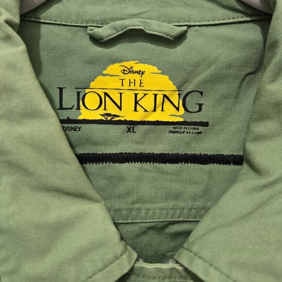 Disney “The Lion King” Utility or Safari Military Style Jacket Woman's Size XL - Picture 5 of 15